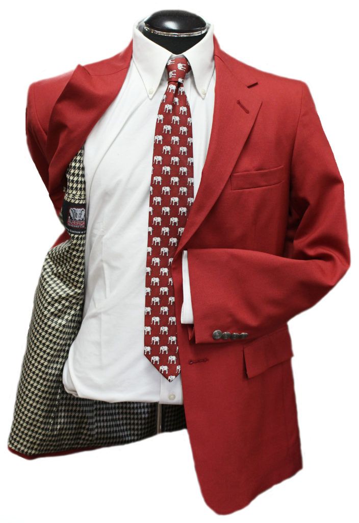 white bright crimson blazers