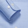 Light Blue Mini Prince of Wales Check Elephant Sportshirt - Image 2
