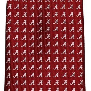The All Over Script "A" Tie