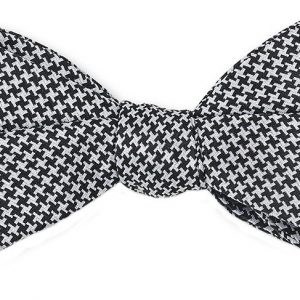 The Classic Houndstooth Bow Tie