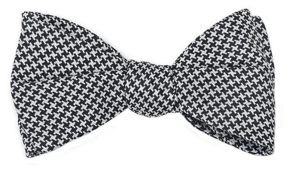 The Classic Houndstooth Bow Tie
