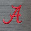 Locker Room Charcoal Dri-Way Textured Script "A" Knit - Image 2