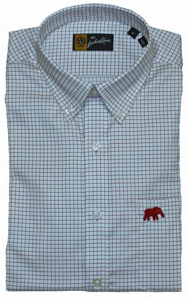 Crimson Graph Check Elephant Sportshirt