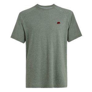 TASC Kelp Heathered Carrollton Performance Elephant T-Shirt