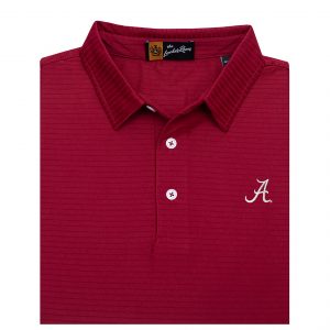 Locker Room Crimson Dri-Way Textured Script "A" Knit