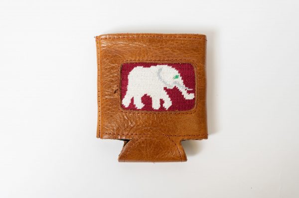 Smathers & Branson Needlepoint Elephant Coozie