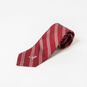 The Triple Stripe Script "A" Tie