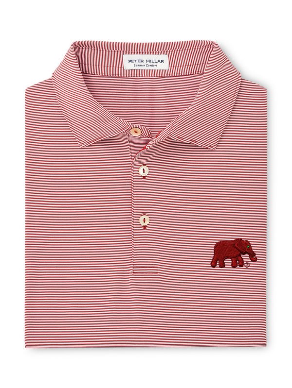 Peter Millar Crimson Jubilee Stripe Elephant Knit