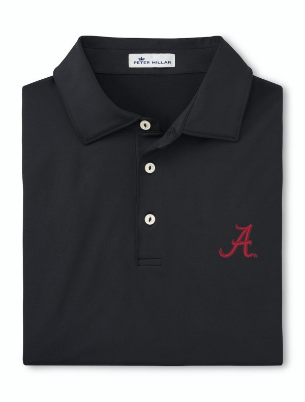 Peter Millar Black Script “A” Knit