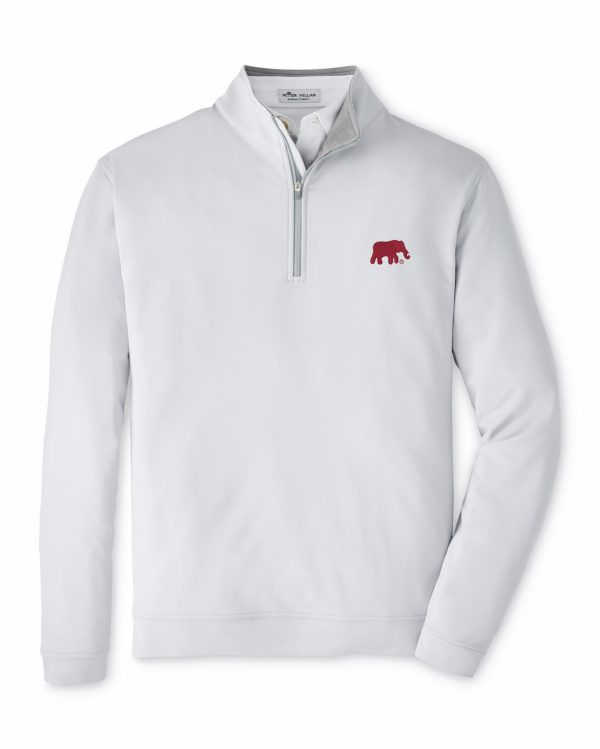 Peter Millar Light Grey Elephant Perth Pullover