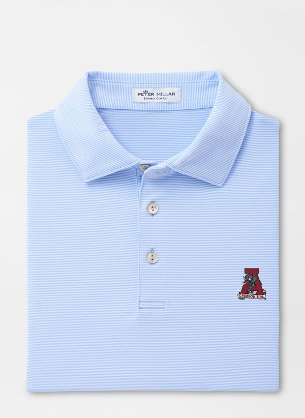 Peter Millar Light Blue Jubilee Stripe Vault "A" Knit