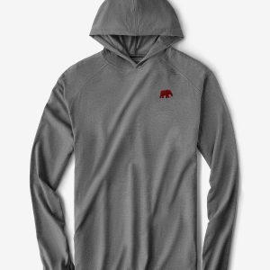 TASC Iron Heather Carrollton Elephant Hoodie
