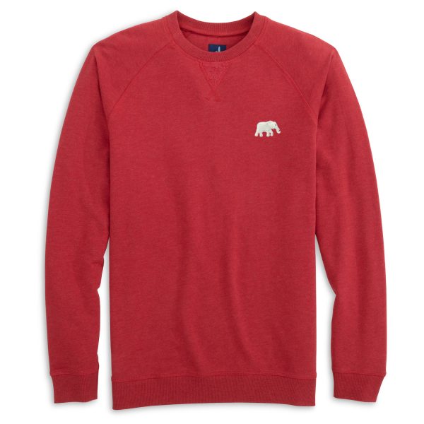 Johnnie-O Crimson Freeman Elephant Sweatshirt