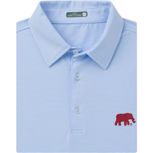 GenTeal Light Blue Pinstripe Elephant Knit