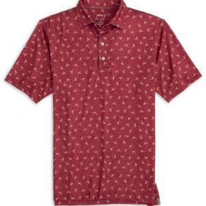 Johnnie-O Exeter Script "A" Printed Knit