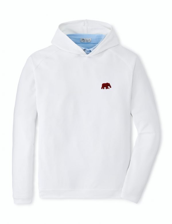 Peter Millar White Pine Elephant Performance Hoodie