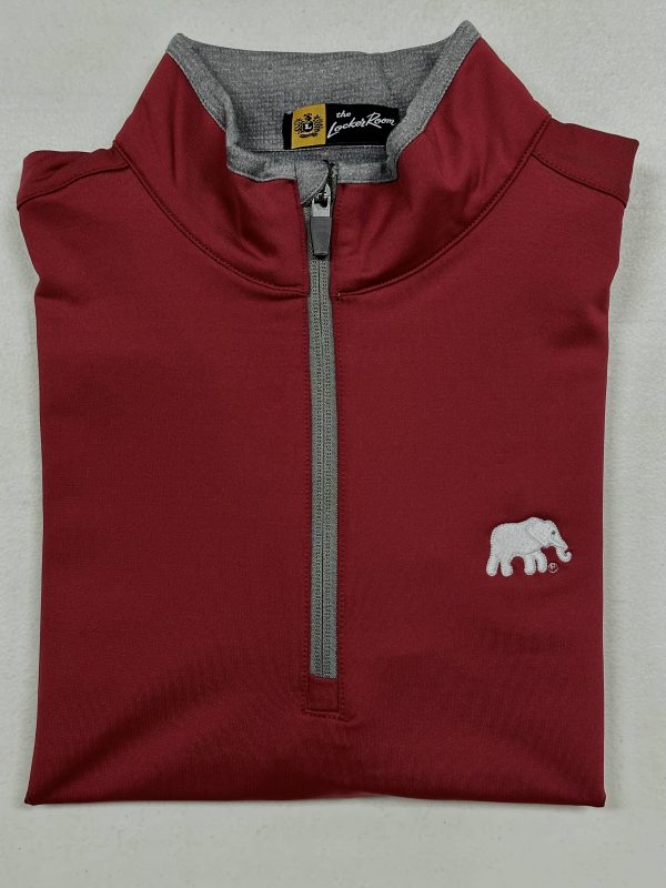 Crimson Elephant Performance Pullover
