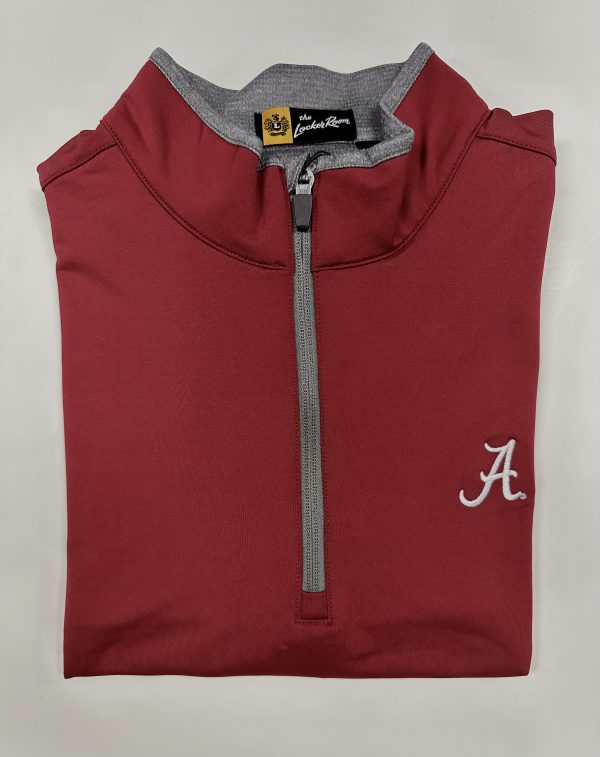 Crimson Script "A" Performance Pullover