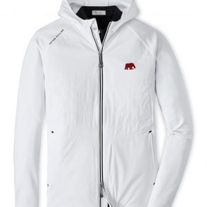 Peter Millar White Merge Hybrid Hooded Elephant Jacket