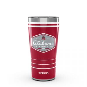 Alabama Vault "A" Stainless Steel Tumbler 20 oz. with Lid