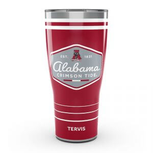 Alabama Vault "A" Stainless Steel Tumbler 30 oz. with Lid