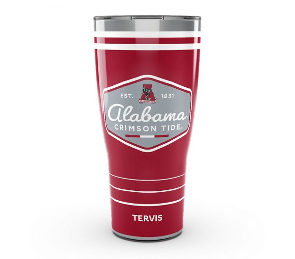 Alabama Vault "A" Stainless Steel Tumbler 30 oz. with Lid