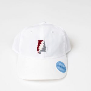 Smathers & Branson White Needlepoint Performance Alabama Steal Your Face Hat