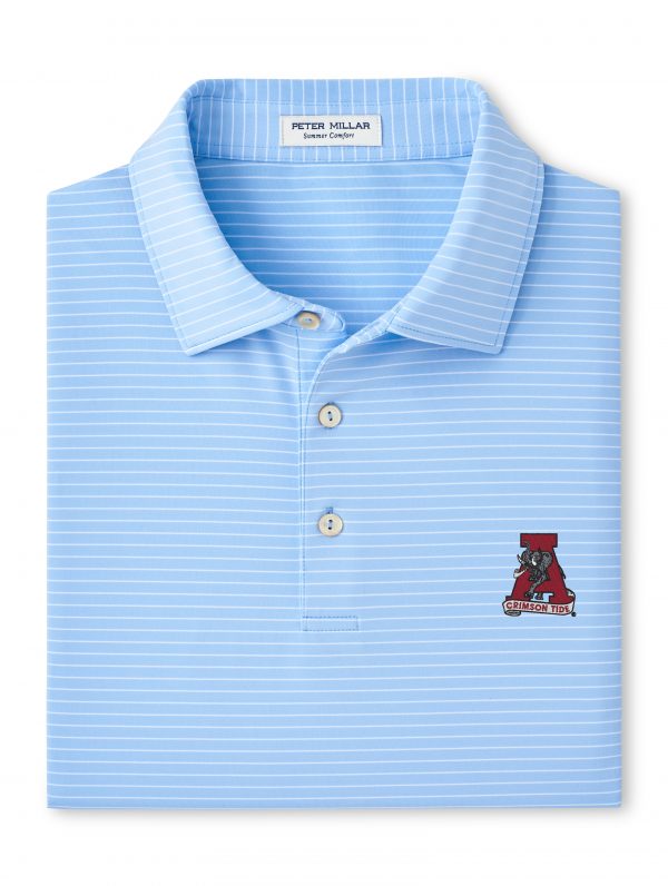 Peter Millar Light Blue Hemlock Stripe Vault "A" Knit