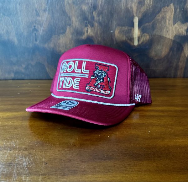 '47 Brand Crimson Vault "A" Foam Rope Trucker Cap