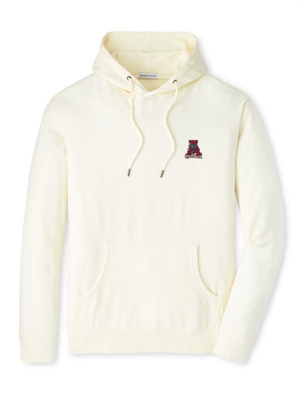Peter Millar Ivory Lava Wash Vault "A" Hoodie