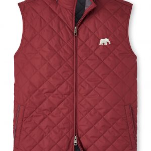 Peter Millar Crimson Essex Elephant Vest