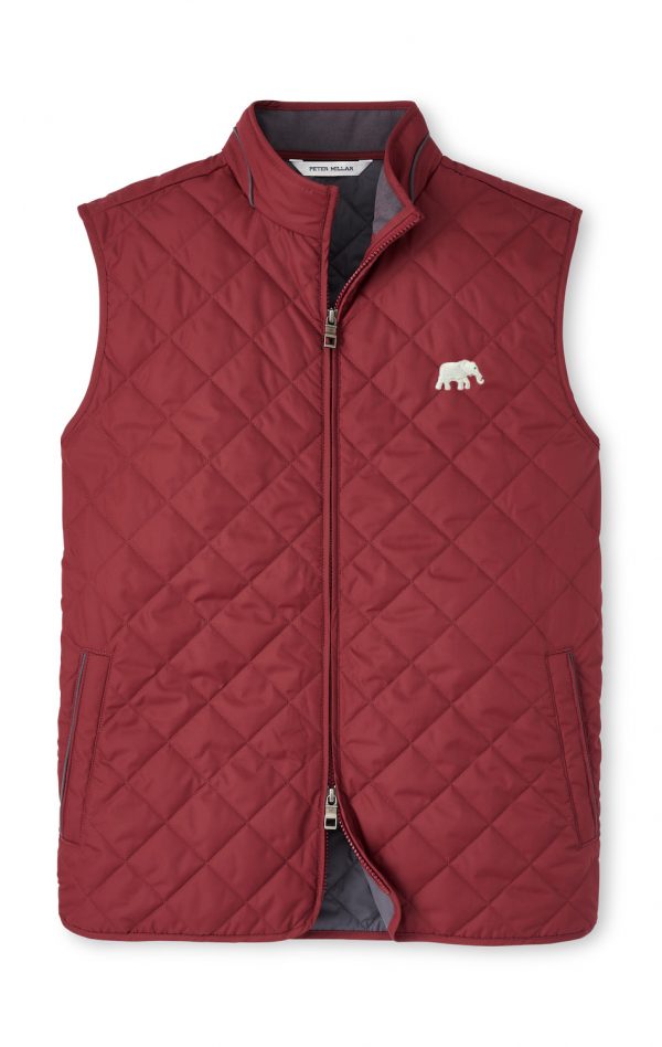 Peter Millar Crimson Essex Elephant Vest