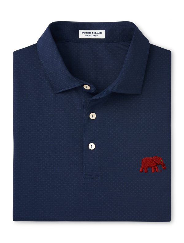 Peter Millar Navy Tesseract Elephant Knit