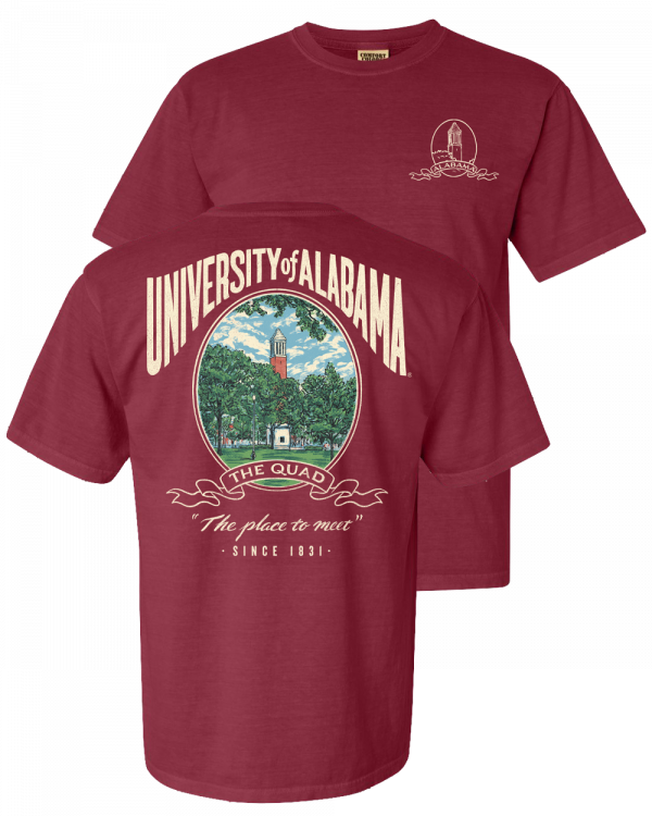 Crimson Quad Alabama T-Shirt