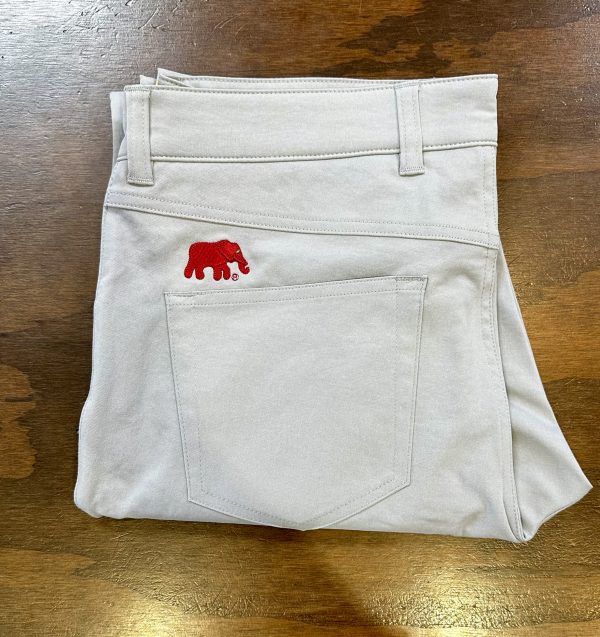 Peter Millar Gale Grey EB66 Performance Five-Pocket Elephant Pant