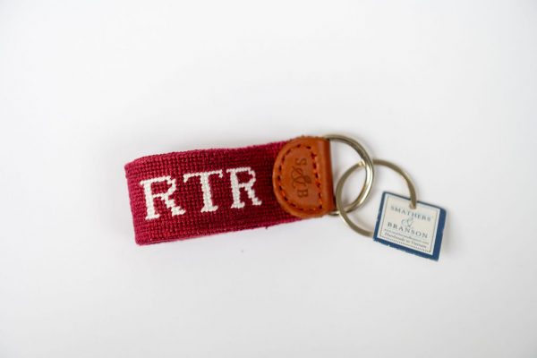 Smathers & Branson Needlepoint "RTR" Key Fob