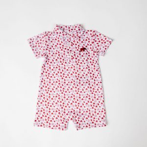 INFANT Crimson Gameday Elephant Onesie