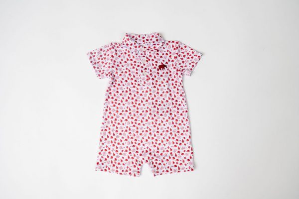 INFANT Crimson Gameday Elephant Onesie