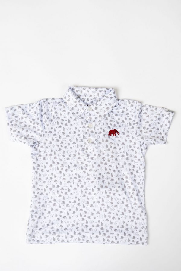 YOUTH Grey Gameday Elephant Knit