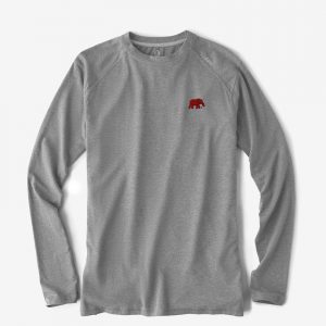 TASC Grey Carrollton Performance Elephant Long Sleeve T-Shirt