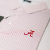 White Geometric Script "A" Knit - Image 2