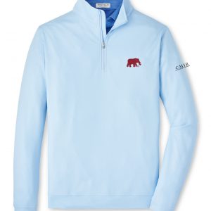 CMIB- Peter Millar Blue Birdseye Perth Pullover