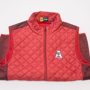 Locker Room Crimson Quilted Vault "A" Vest