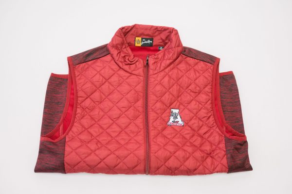 Locker Room Crimson Quilted Vault "A" Vest