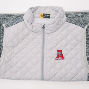 Locker Room Grey Quilted Vault "A" Vest