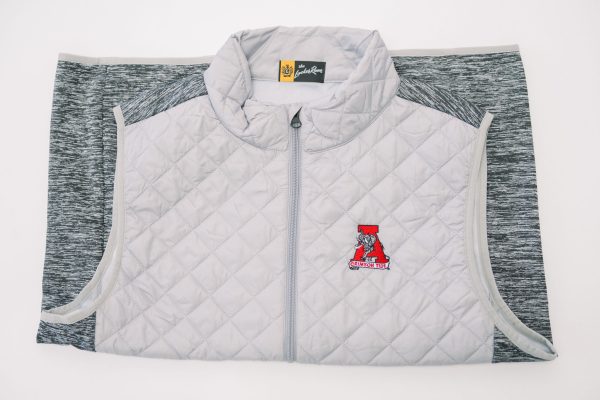 Locker Room Grey Quilted Vault "A" Vest