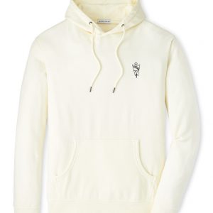 Jasons Peter Millar Ivory Lava Wash Hoodie