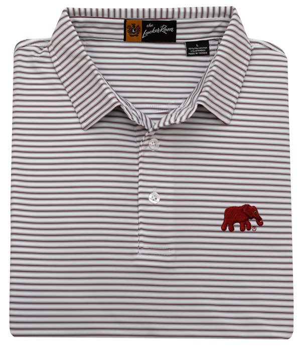 Locker Room White Pinstripe Elephant Knit