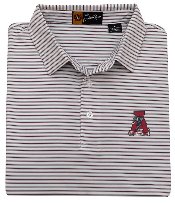 Locker Room White Pinstripe Vault "A" Knit