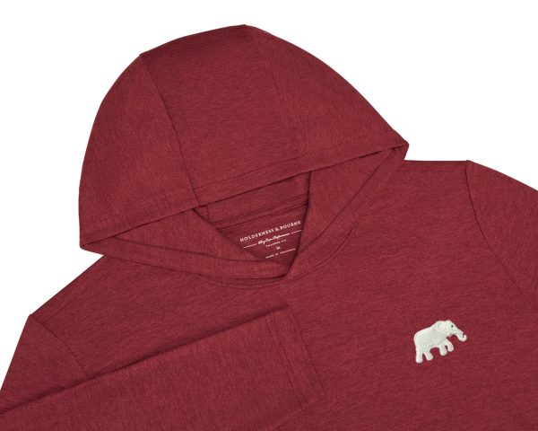Holderness & Bourne Crimson Stowe Elephant Hoodie